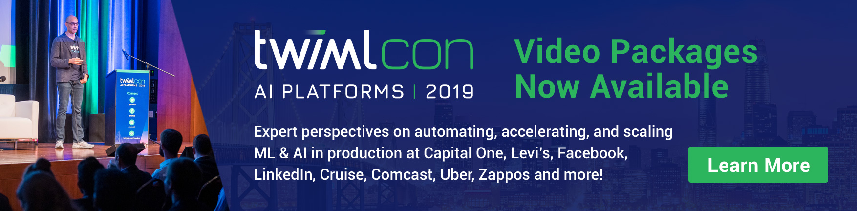 TWIMLcon Video Packages Banner